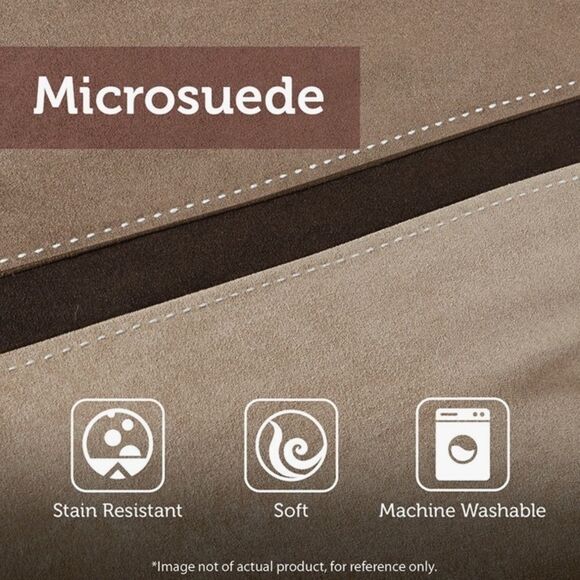 Madison Park Palisades 7 Piece Faux Suede Comforter Set in Purple queen - Picture 12 of 16